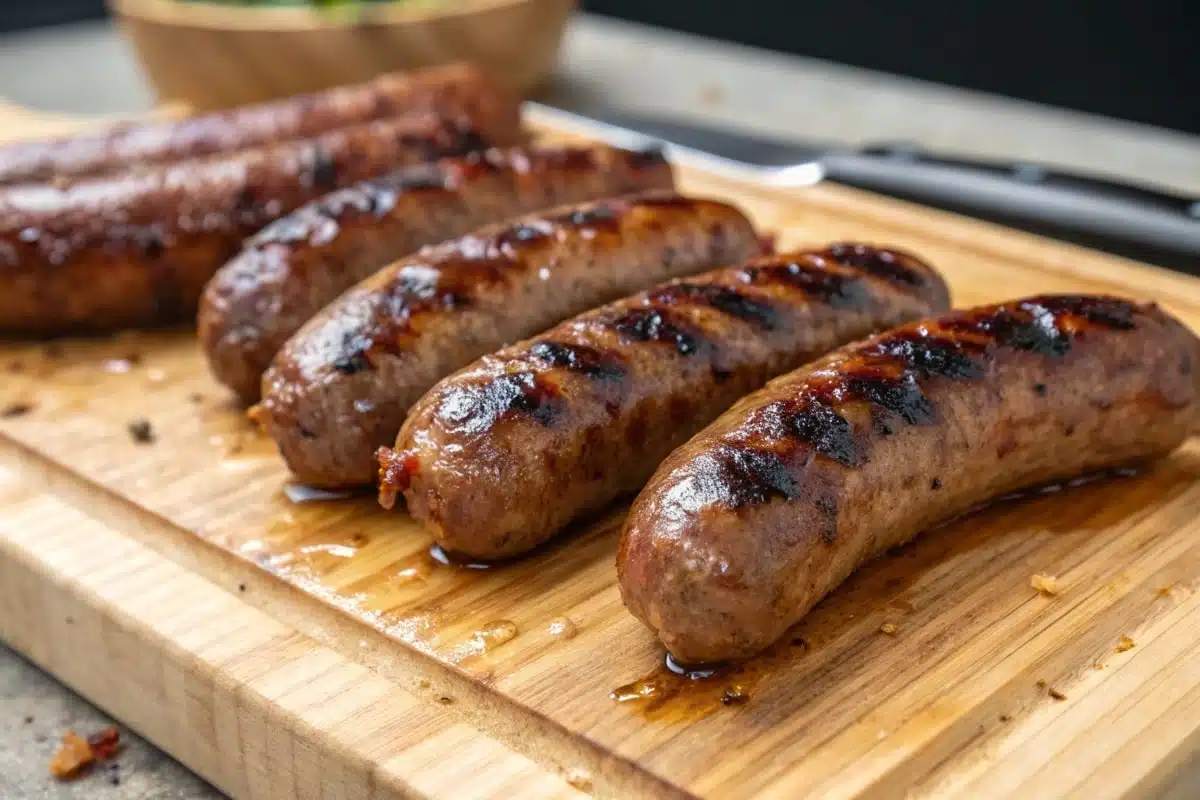 beef sausages