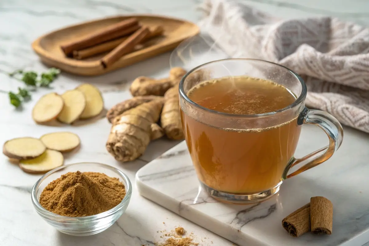 Natural Mounjaro Recipe – Herbal Weight Loss Drink with Cinnamon, Ginger, and Berberine