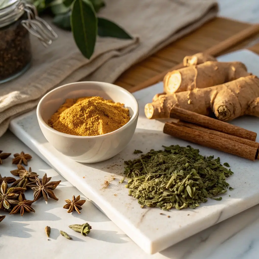 Key Ingredients for the Natural Mounjaro Recipe – Berberine, Ginger, Cinnamon, and Green Tea