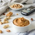 Peanut Butter Benefits for Diabetics – Sugar-free peanut butter with a glucose meter