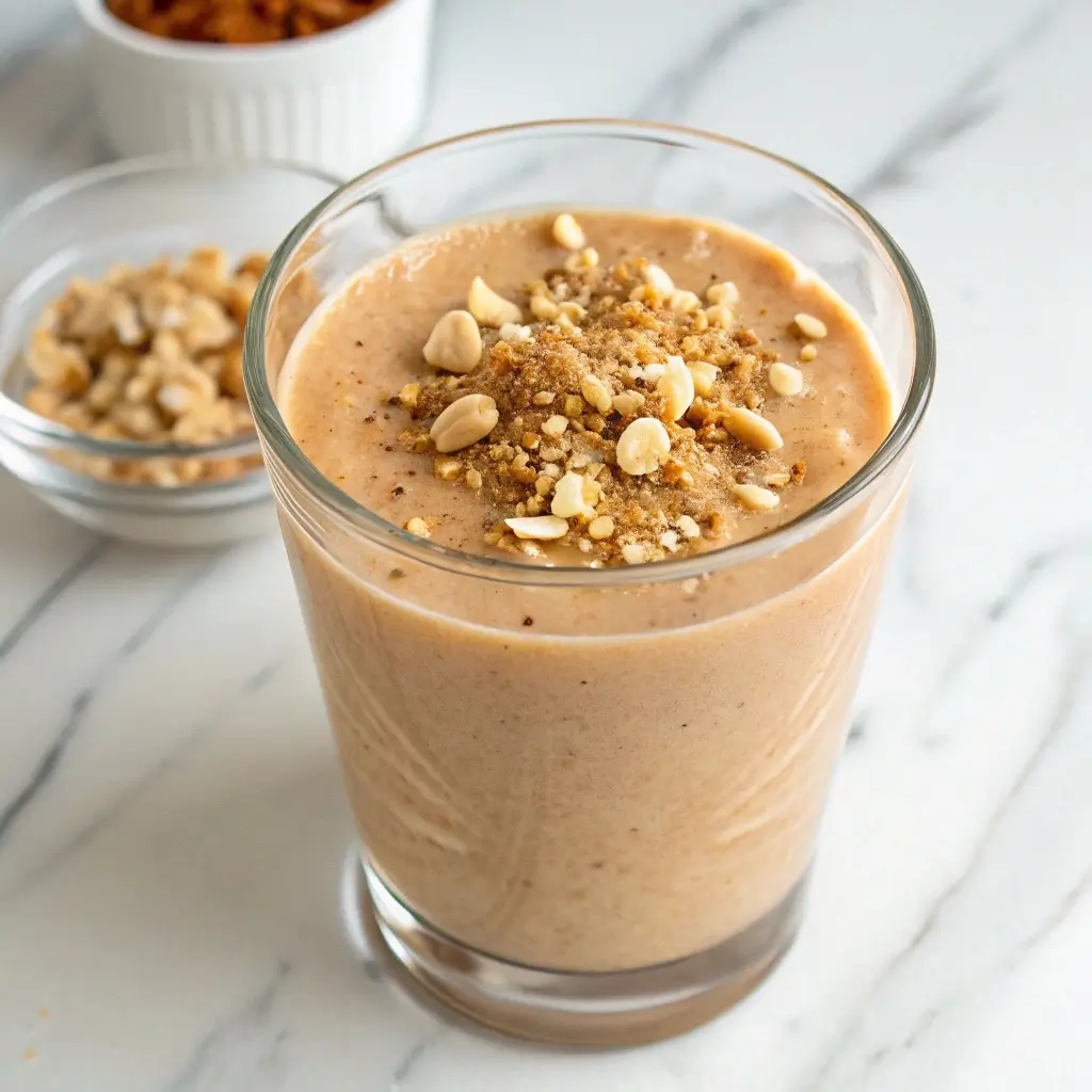 Peanut Butter Benefits for Weight Management – Peanut butter and banana smoothie