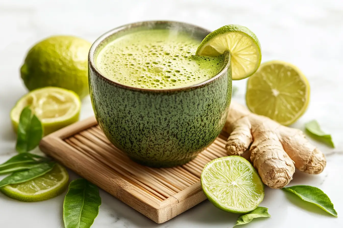 Japanese Mounjaro Detox with lime and ginger